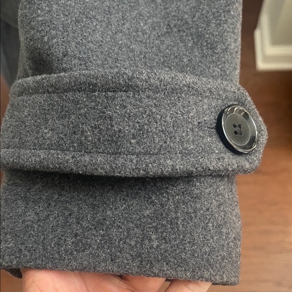 EUC Style & Co. Gray Trench Coat (L) - Picture 4 of 10